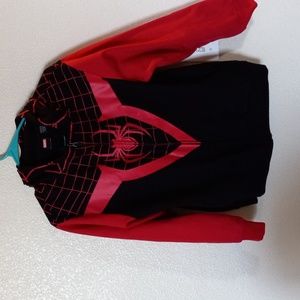 Like new Spider-Man Sweater with mask hood